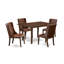 Ensemble de table de salle à manger avec plateau en bois massif Finish-122806370-106903924-106903922