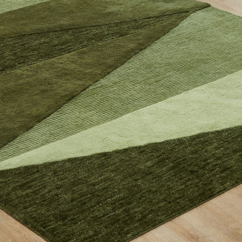 Arlo Handmade Wool Geometric Area Rug, 2' x 3'
