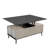 5 Pieces Lift Top Coffee Table Set With Storage Convertible Dining Table With Ottomans