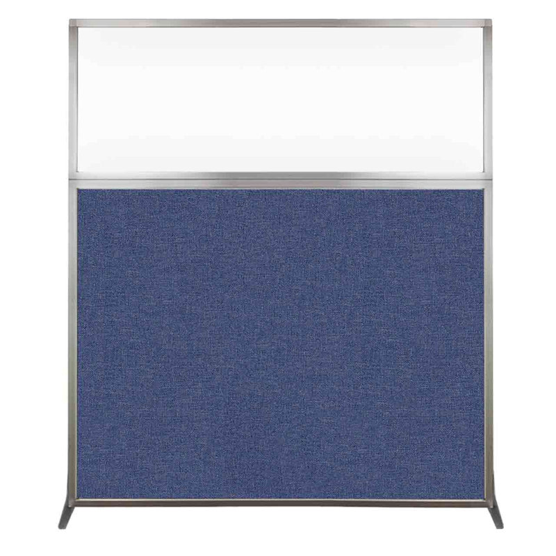 Cloison portative transparente 6 ", H 72 po x l 60 po x P 15 po, Canneberge