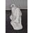 Wall Street Bull Made of White Marble Size: 11" x 5" x 7"H