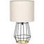 Lampe de table noire 15,2 po Lytchett