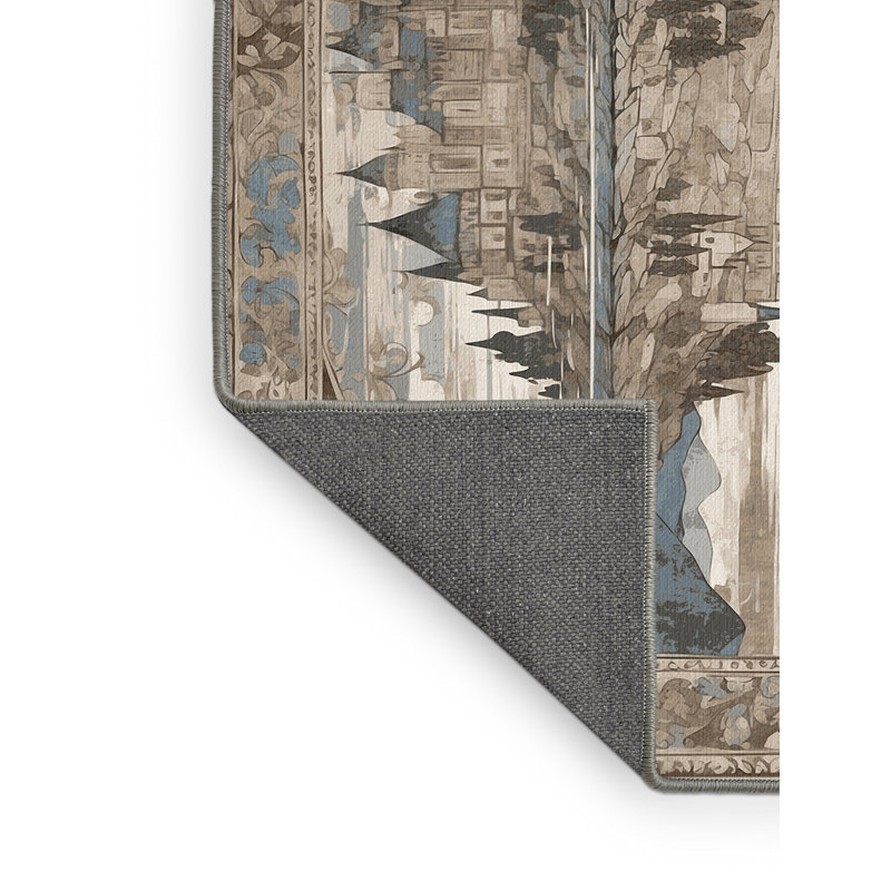 Arched Horizon Rug, Round 8'