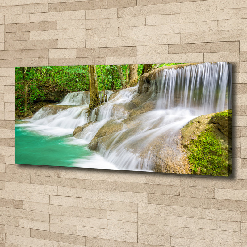 Waterfalls - No Frame Print on Canvas
