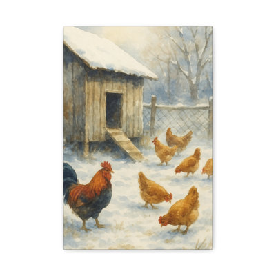 Aaroon Single Picture Frame Print on Canvas