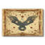 Aigle antique dans un cadre - Toile tendue avec châssis - Prêt à accrocher-844025581