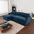 Alameda 109" W Velvet L-Shaped Sectional-1904097381-1904097378