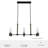 River Mill 6 - Light Kitchen Island Linear Chandelier-74777670