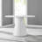 Edward Statement Pedestal Dining Table Set with 4 Luxury Velvet Upholstered Dining Chairs-888499116-888499119-873457410