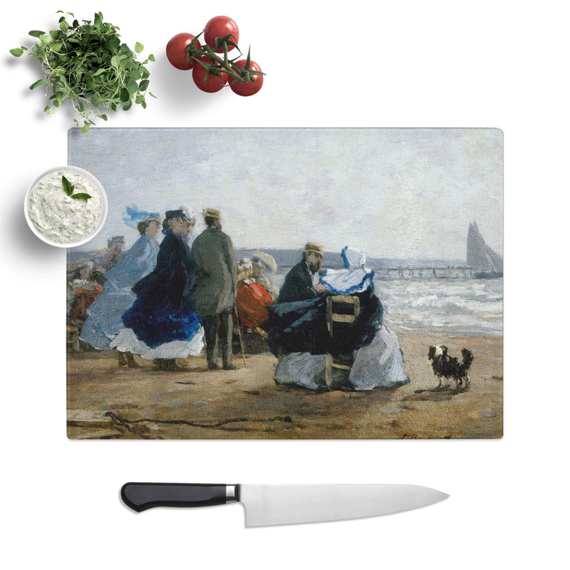 Beaulieu by Eugene Boudin Chopping Board, 0.4cm H x 29cm W x 39cm L