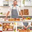 Planche à découper en bois de teck BEEFurnI-86163873