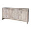 Buffet d'appoint 4 portes Accent Bois naturel lavé, style artistique, rangement de salon polyvalent-199458267