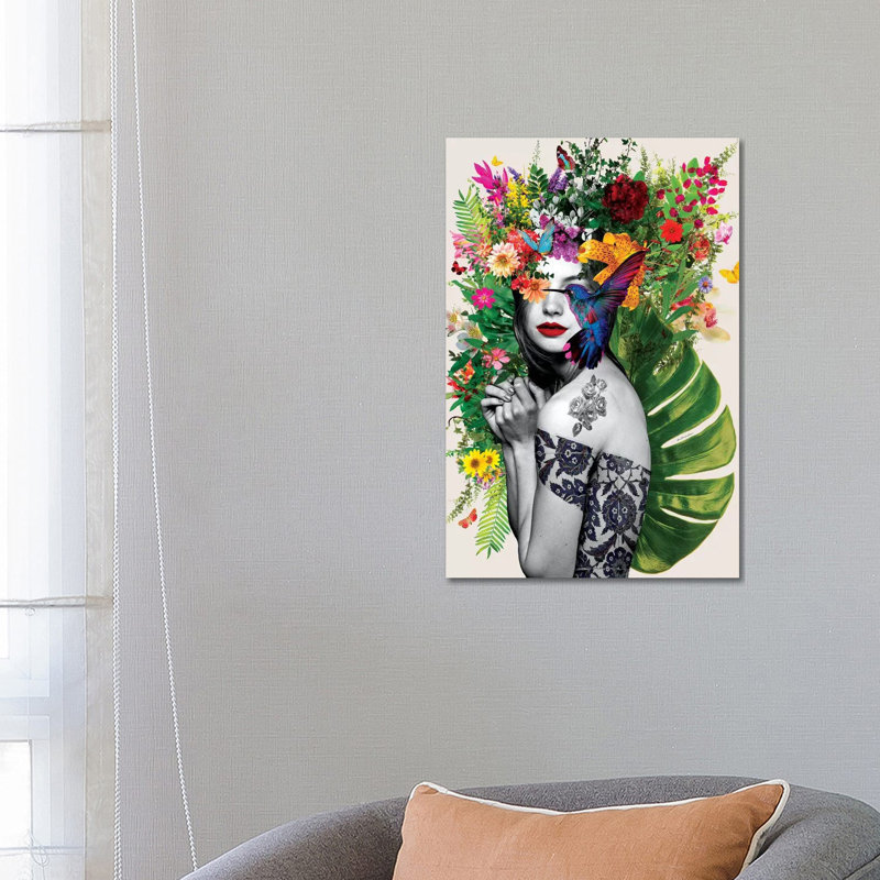 Chelsea Flowers by Ana Paula Hoppe - Print on Canvas, 66.04 cm H x 45.72 cm W x 1.91 cm D, No Frame