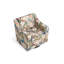 Upholstered Swivel Armchair-1160699446
