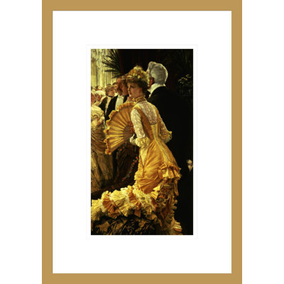 «The Ball» par James Tissot - Estampe numérique encadrée