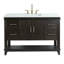 Reece 48 in. W Quartz Top Single Sink Bathroom Vanity