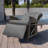 1 Pcs Outdoor Wicker Recliner With Adjustable Back And Footrest-2121117252