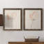 Fleur Petite I - Ensemble de 2 peintures sur toiles encadrées-1069795073-1069795077