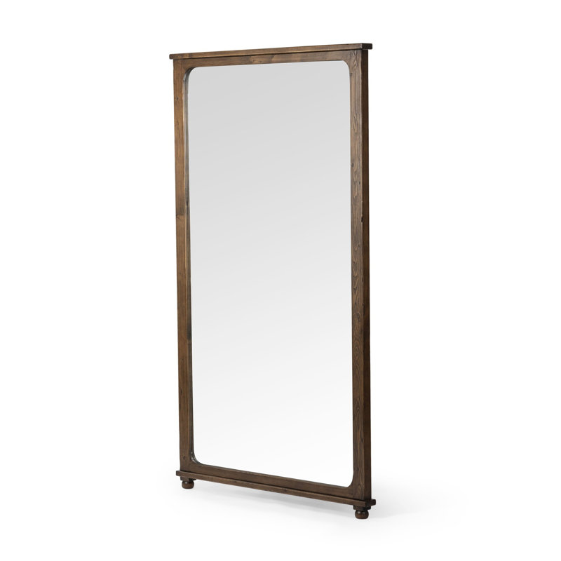 Orleans Floor Mirror, Aged Pine