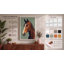 Bay Horse Portrait Modern - Wrapped Canvas-1244598625-1244598627