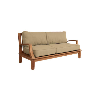 Sofa d'extérieur en teck Hildana Grande