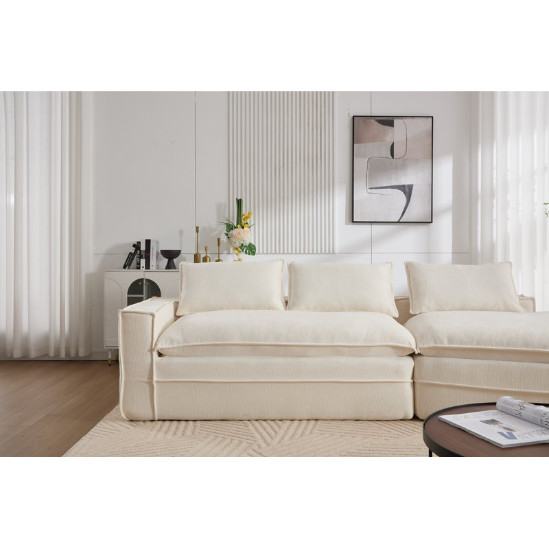Canapé modulaire Modern, Blanc