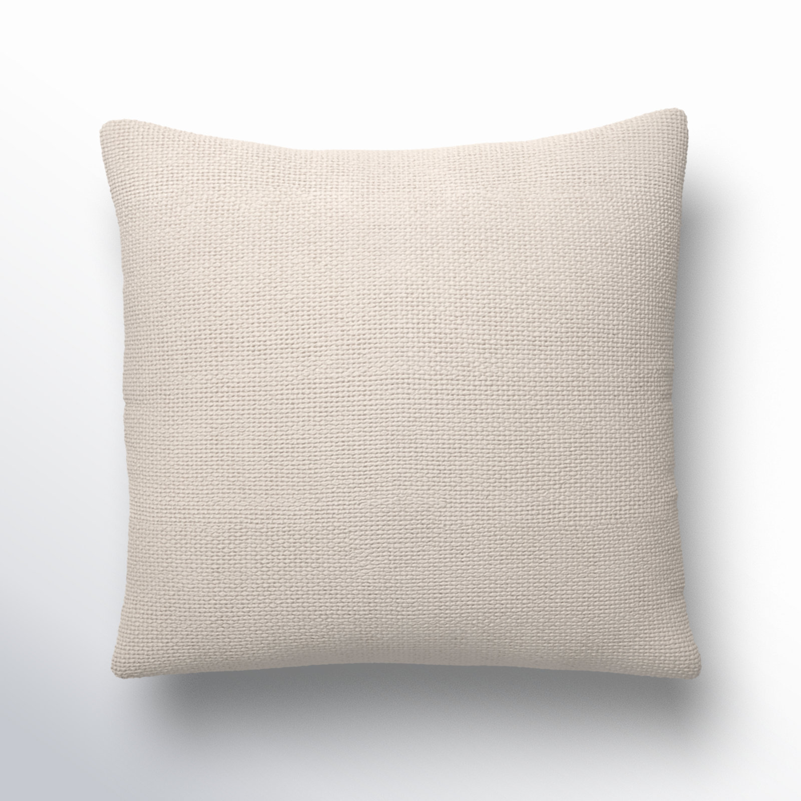 Keri Lumbar Throw Pillow, 22" x 22", Pillow Cover Only - No Insert, Cream
