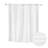 Whitmor No Hook Split Ring Checkered Pattern Shower Curtain w/No-Snap Liner-99076219