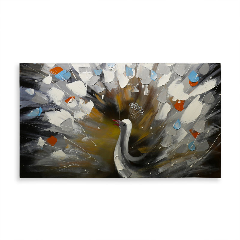 Abstract Color Spotted Peacock Tablecloth | Indoor Outdoor Decor