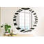Huldar Glass Flat Wall Mirror
