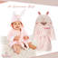 Peignoir de cheville avec capuche pour enfants-86047756-86477756
