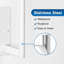 Stainless Steel Paper Towel Holder Under Cabinet, Self-Adhesive or Drilling-1720871775