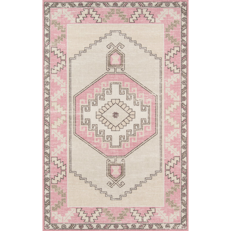 Tapis oriental rose/beige/brun, Rectangle 2 pi x 3 pi