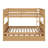 Triple-Sleep Bunk Bed With Integrated Trundle, Ladder, And Protective Rails-147976172