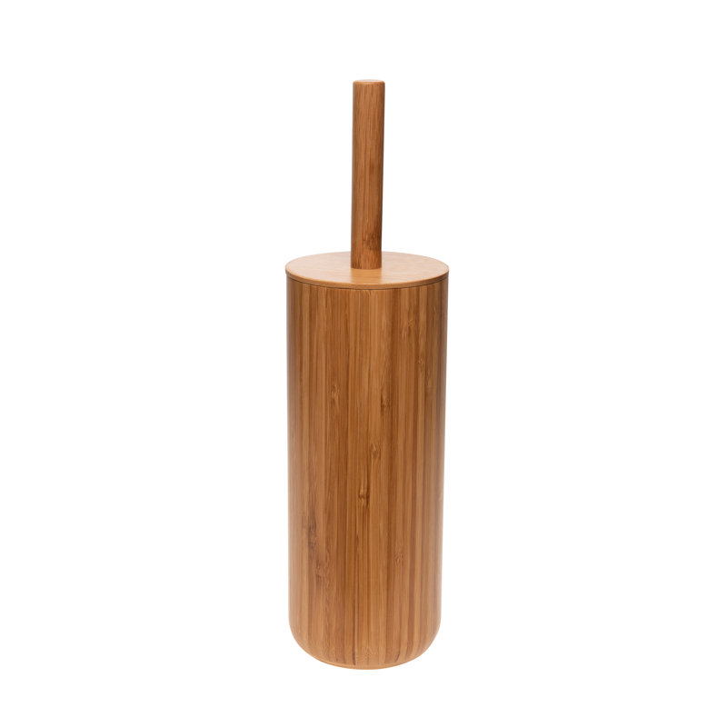 Bath Bliss Plastic Toilet Brush And Holder