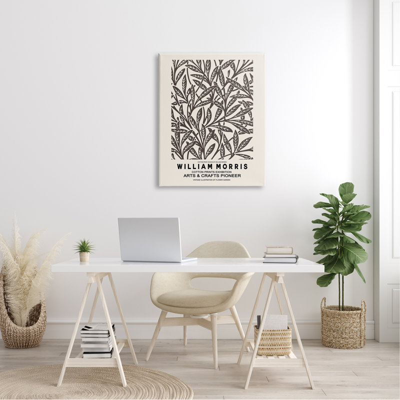 «Neutral Plant Leaves», Plaque murale, L 30 po x H 30 po