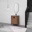 Ensemble de meuble-lavabo simple 24,03 po avec plateau en céramique Jernorris
