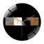 Horloge murale 12 po 1226 | Mouvement à quartz silencieux-621197317
