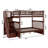 Flinn Kids Solid Wood Staircase Bunk Bed-773588850-773588920