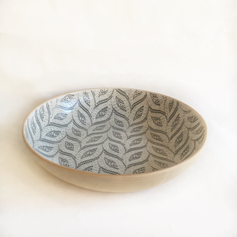 Charcoal Stoneware Serving Bowl