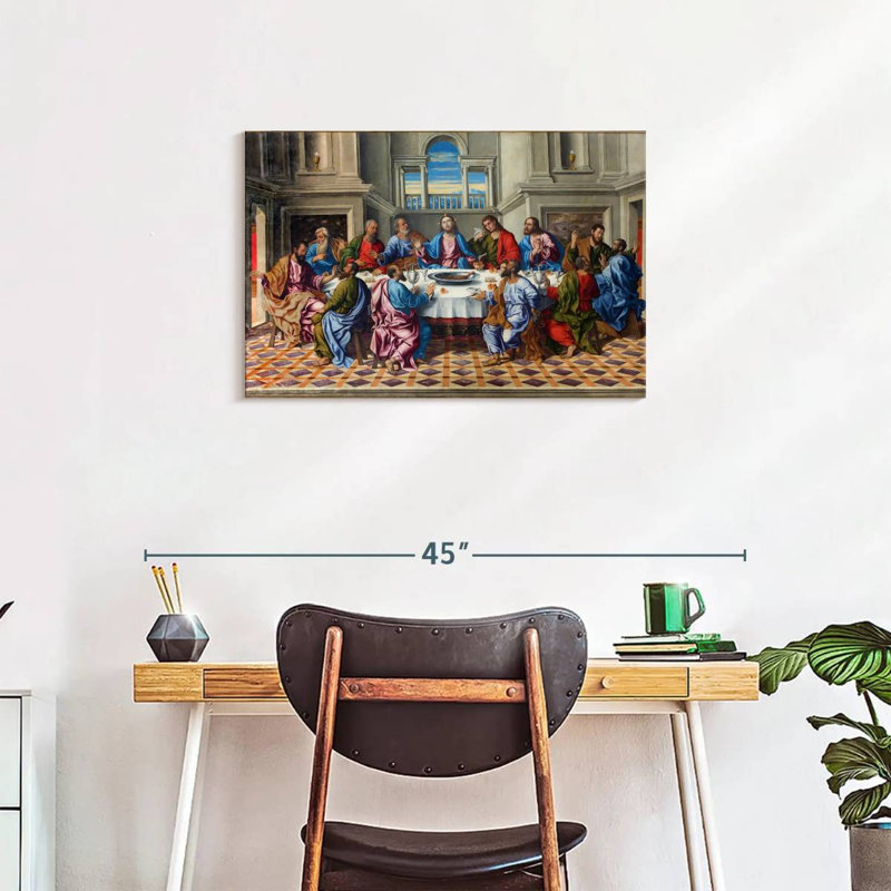 " The Final Supper Canvas Print ", 20" H x 30" W x 1.25" D