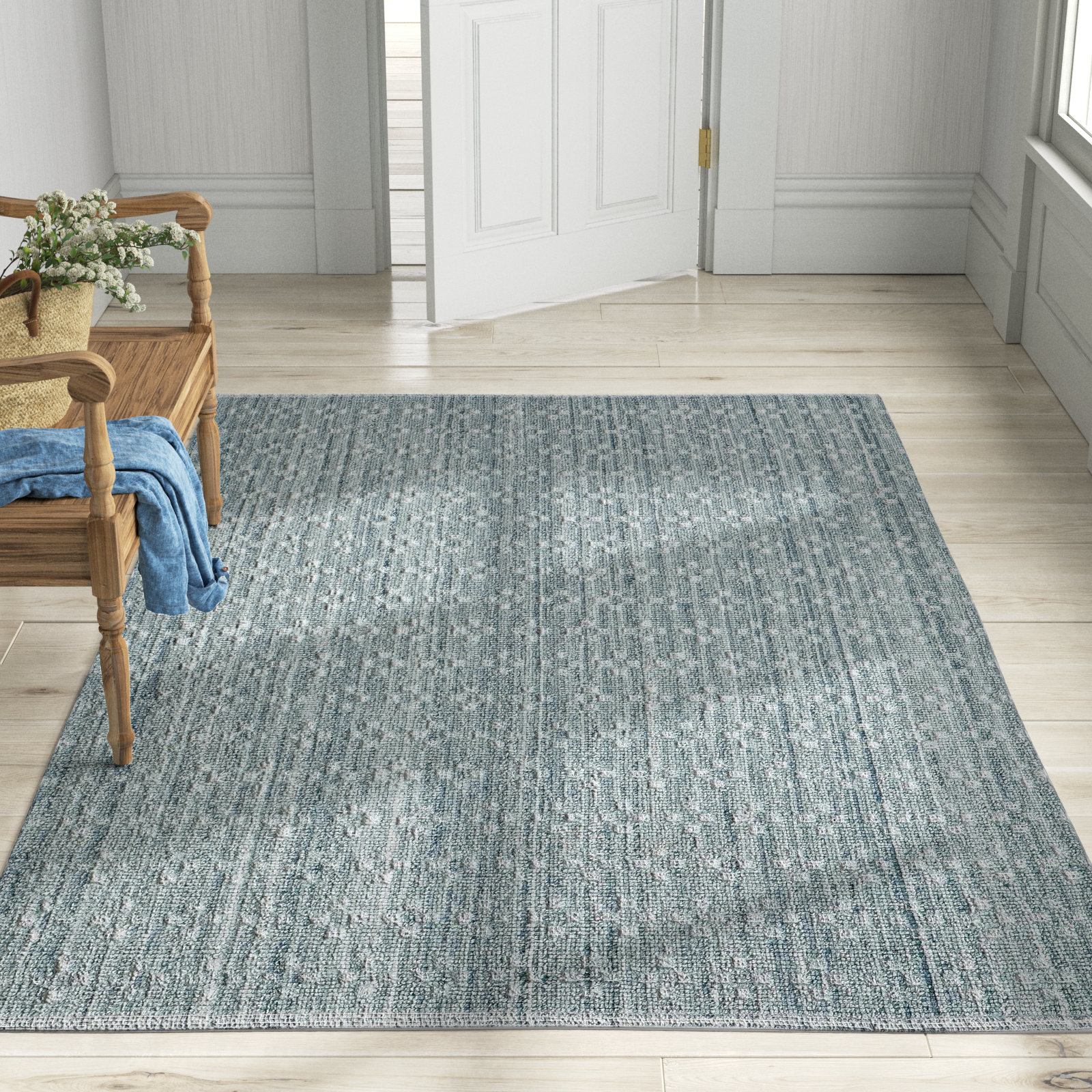 Juno Hand-Loomed Rug, Rectangle 7'9" x 9'9"