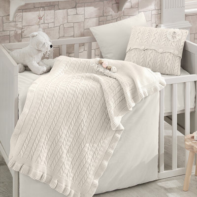 Glenna 6 - Piece Organic Cotton Blend Crib Bedding Set