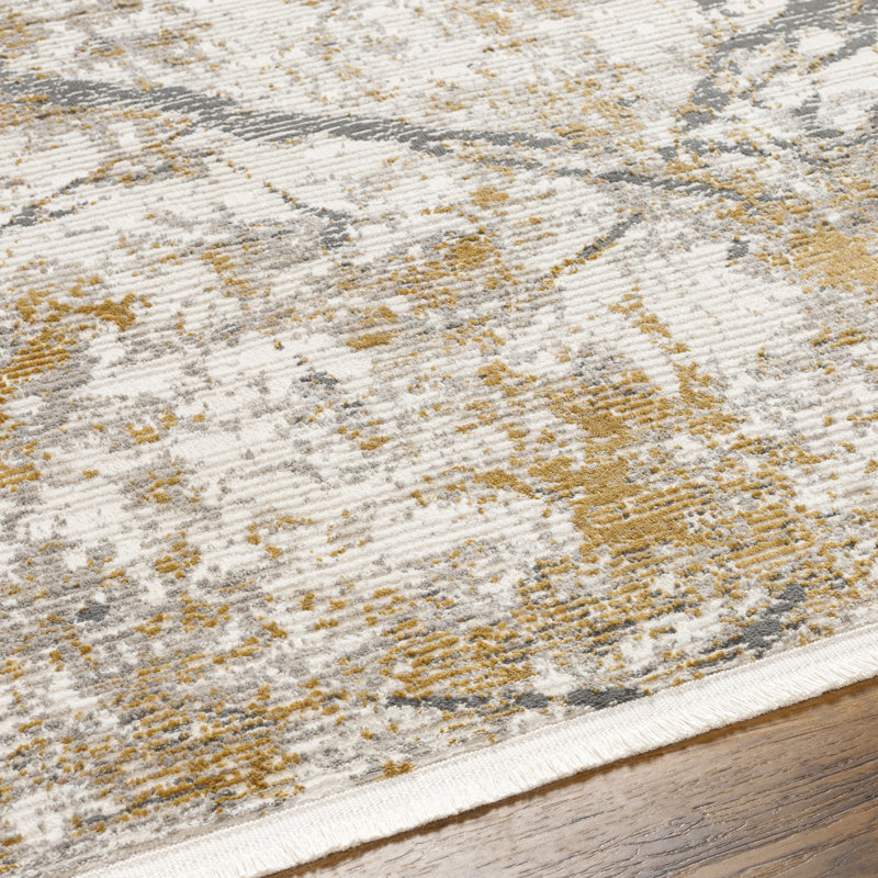 Abstract Indoor Rug, Rectangle 9'2" x 12'