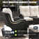 LayinSun 3 Pieces Swivel Gliders Patio Chairs Set With Side Table