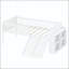 Twin Size Bed Frame with Storage Shelf, Slide, and Ladder-1351588353