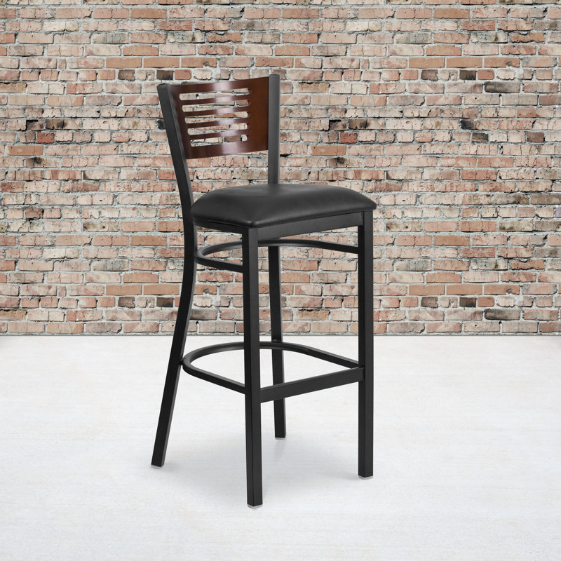 Tabouret de bar 32 po Thornfeldt, Bourgogne, Brun, 1
