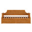 Lit de jour simple en bois massif avec tiroirs de rangement Antavious Coastal Cottage-752886347