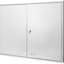 Armoire 320 avec serrure à clé - boîte murale en acier gris, 28,54 po Largeur, 21,74 po de hauteur, 3,26 po de profondeur, rangement sécurisé, 32 clés verrouillées, support en acier gris, l x H P, support d'écurie