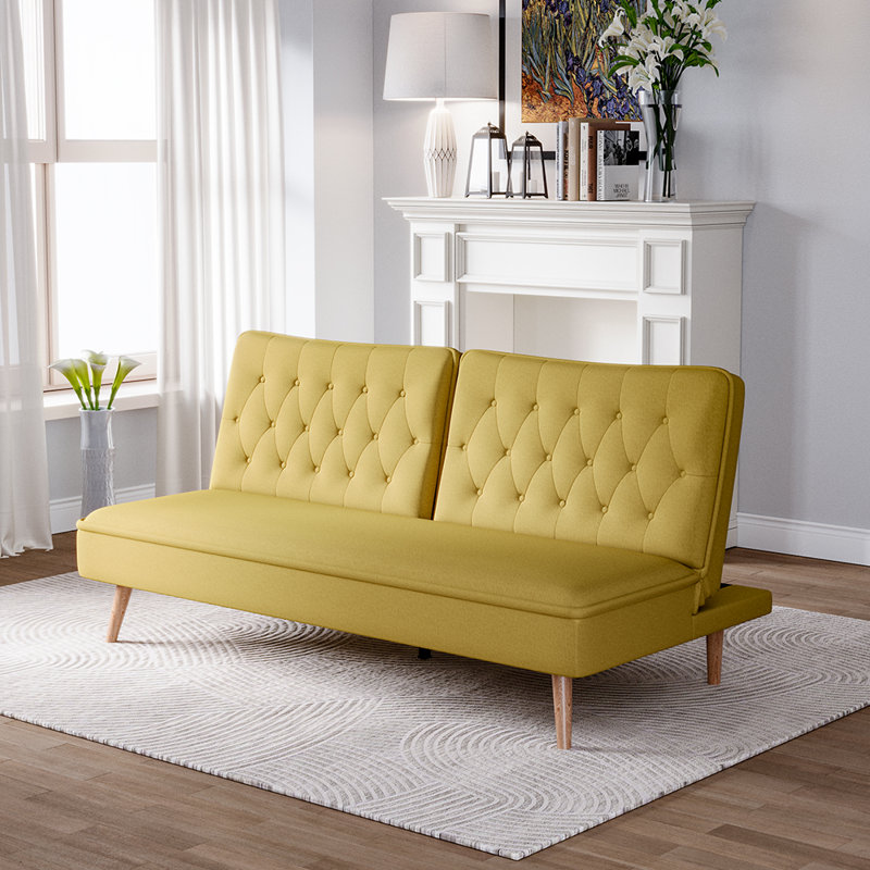 Angelos 3 Seater Sleeper, Yellow